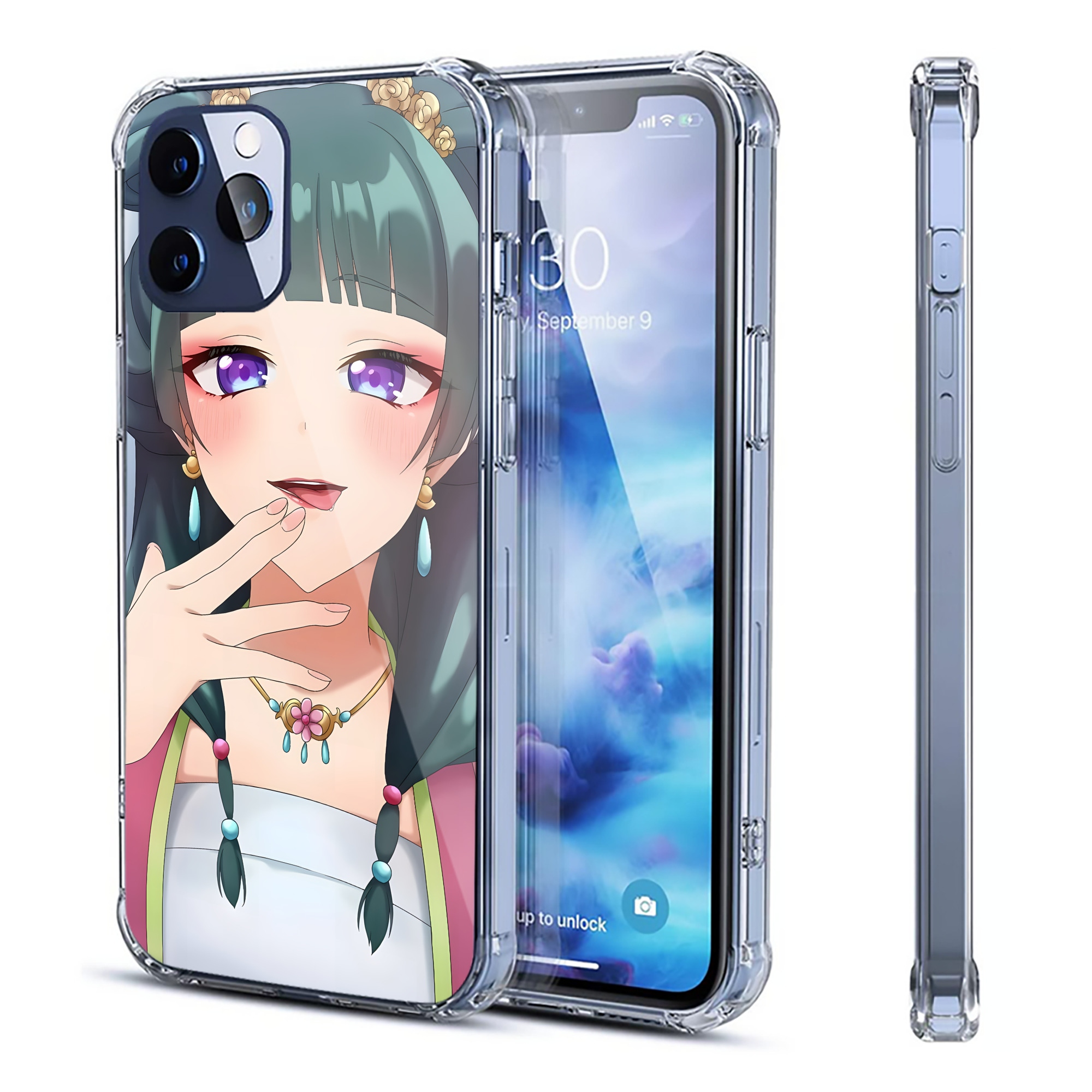 （画像用） 薬屋のひとりごと The Apothecary Diaries 【iPhone 12シリーズ対応】透明スマホケース（クリアソフトケース）